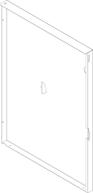 Panel bocni pravy cerveny 24kW - 8 738 105 393