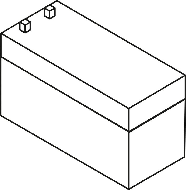 Battery 12V (1,2 Ah, PV 20a/b…PV 180a/b) - 8 738 107 000
