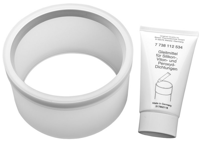 Reduzierung Abgas DN110 - DN100 verpackt