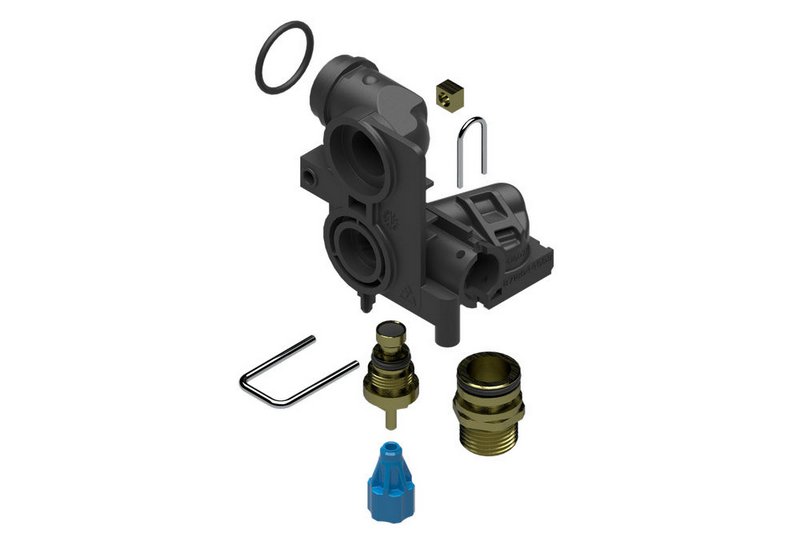 Anschlussstück (DHW) + Ventil - 8 737 605 562