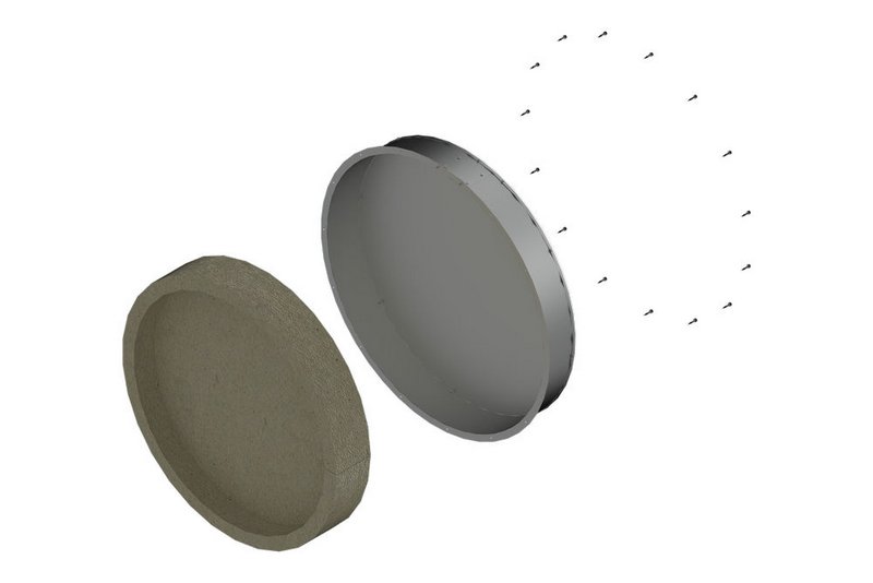 Oplasteni krytu inspekcniho otvoru ND - 8 738 124 131